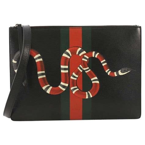 gucci snake purse black|gucci snake crossbody bag.